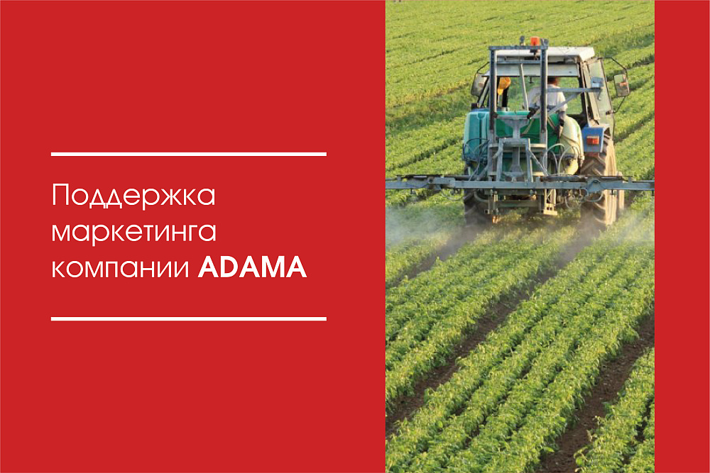 Поддержка маркетинга компании Adama